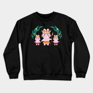 Tribal bunnies Crewneck Sweatshirt